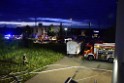 Grossbrand Halle Troisdorf Kriegsdorf Junkersring P485